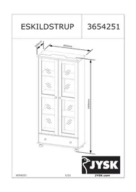 Notice JYSK ESKILDSTRUP Wardrobe