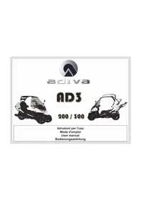 Notice Adiva AD3 200 Scooter