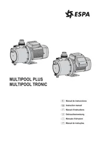 Notice ESPA MULTIPOOL TRONIC Pompa