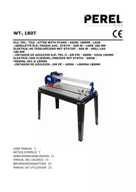 Notice Perel WTC180T Trancheuse
