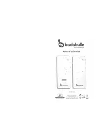 Notice Badabulle B014006 Moniteurs pour bébé