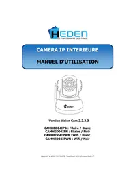 Notice Heden CAMHED04IPB Caméra de surveillance