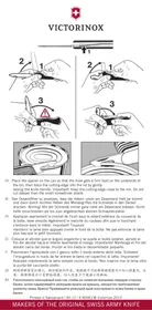 Notice Victorinox FORESTER ONE HAND Couteau