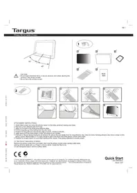 Notice TARGUS AST012EUZ Filtre d'écran