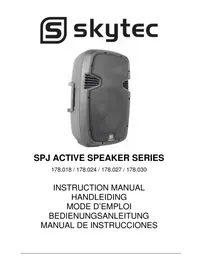 Notice Skytec SPJ1000AD Système de sonorisation