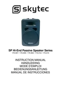 Notice Skytec SP1200 Système de sonorisation