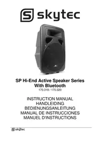 Notice Skytec SP1500ABT Système de sonorisation