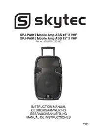 Notice Skytec SPJPA915 Système de sonorisation