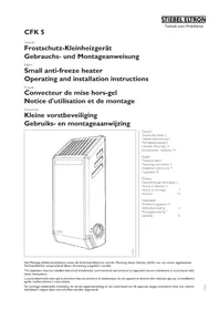 STIEBEL ELTRON CKV 5 - Contrôle climatique
