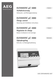 Notice AEG ELFAMATIC UC 3000 Chauffage