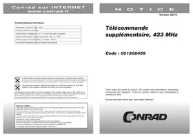 Notice Renkforce 1208459 Maison intelligente