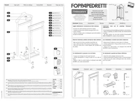 Notice Foppapedretti L'INDOSSATORE Porte-manteaux
