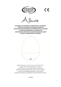 Notice Argoclima ALLURE Diffuseur d'arôme