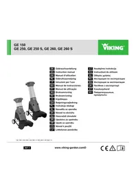 Notice VIKING GE 250 S Mekanisk flishugger