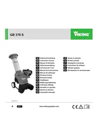 Notice VIKING GB 370 S Mekanisk flishugger