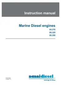 Notice Nanni V6.320 Moteur marin