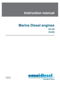 Notice Nanni V6.200 Moteur marin