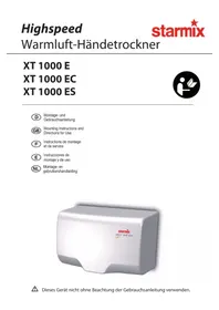 Notice Starmix XT 1000 ES Handtrockner