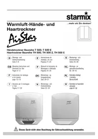 Notice Starmix T 500 Handtrockner