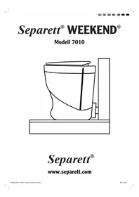 Notice Separett WEEKEND 7010 Toilette