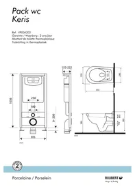 Notice Allibert KERIS Toilette