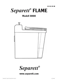 Notice Separett FLAME 8000 Toilette