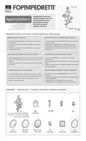 Notice Foppapedretti APPENDIALBERO Porte-manteaux