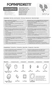 Notice Foppapedretti APPENDIFIORE Porte-manteaux