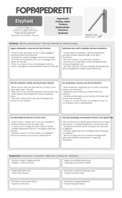 Notice Foppapedretti ELEPHANT Porte-manteaux