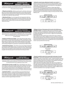 Notice Shakespeare TIDEWATER Moulinet de pêche