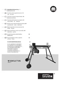 Notice Güde W 5205.5 T UG Fendeur de bois