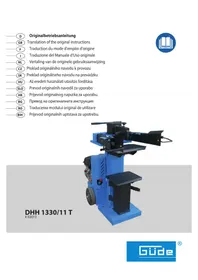 Notice Güde DHH 133011 T Fendeur de bois