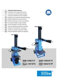 Notice Güde DHH 125012 T Fendeur de bois
