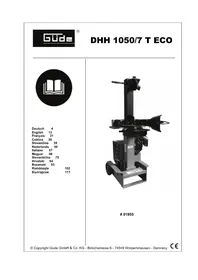 Notice Güde DHH 10507 T ECO Fendeur de bois