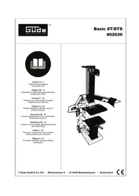Notice Güde BASIC 8TDTS Fendeur de bois