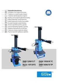 Notice Güde DHH 105010 TP Fendeur de bois