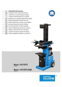 Notice Güde BASIC 14TDTS ECO Fendeur de bois