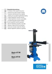 Notice Güde BASIC 6TW Fendeur de bois