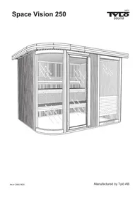 Notice Tylö SPACE VISION 250 Sauna