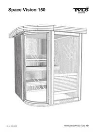 Notice Tylö SPACE VISION 150 Sauna