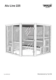 Notice Tylö ALU LINE 225 Sauna