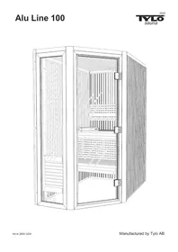 Notice Tylö ALU LINE 100 Sauna