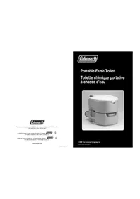 Notice COLEMAN PORTABLE FLUSH Toilette