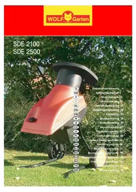 Notice Wolf Garten SDE 2500 Hacheuse mécanique