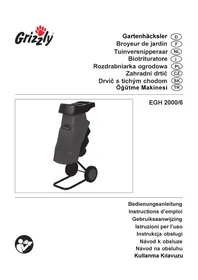 Notice Grizzly EGH 20006 Hacheuse mécanique