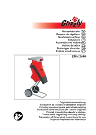 Notice Grizzly EMH 2440 Hacheuse mécanique