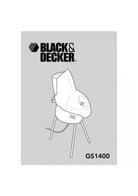 Notice BLACK & DECKER GS1400 Mechanischer Häcksler