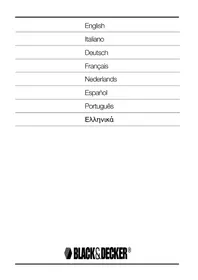 Notice BLACK & DECKER GA100 Mechanischer Häcksler