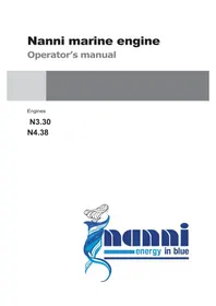 Notice Nanni N4.38 Bootsmotor