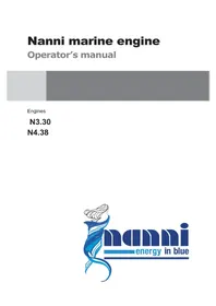 Notice Nanni N3.30 Bootsmotor